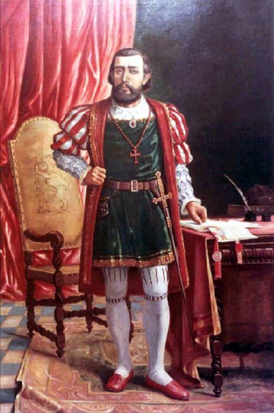 Portrait of Martim Afonso de Souza by Benedito Calixto